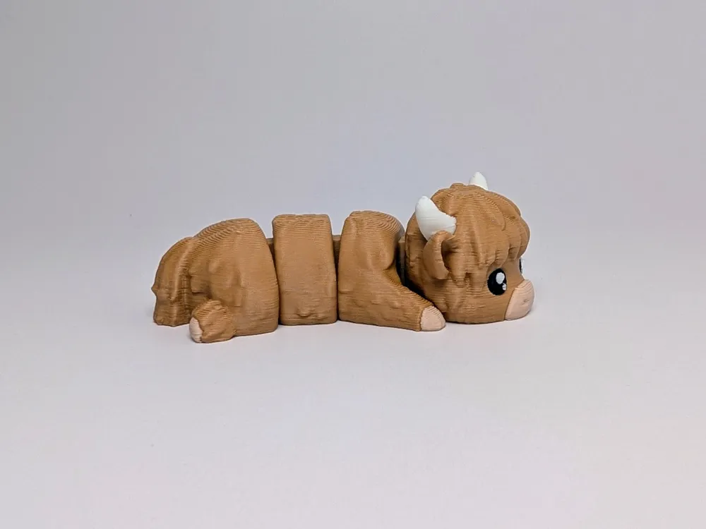 Articulated Highland Cow - Strong Joints - Free 3D Print Model - MakerWorld
