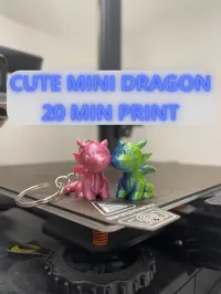 keychain cute dragon