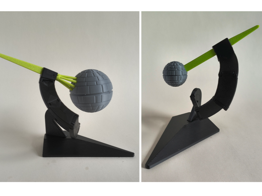 Fixed-Center Kinetic Death Star