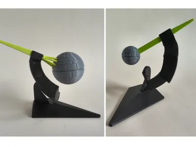 Fixed-Center Kinetic Death Star