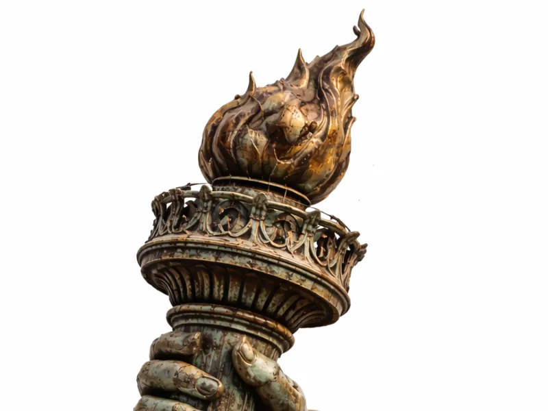 40k Ruins Statue of Liberty - Torch