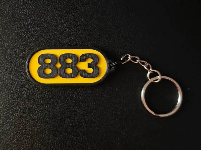 Portachiavi 883 stampabile senza AMS