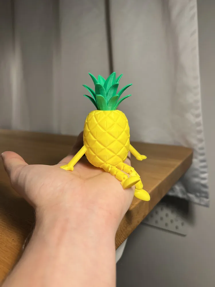 Articulated Pineapple Buddy - Free 3D Print Model - MakerWorld