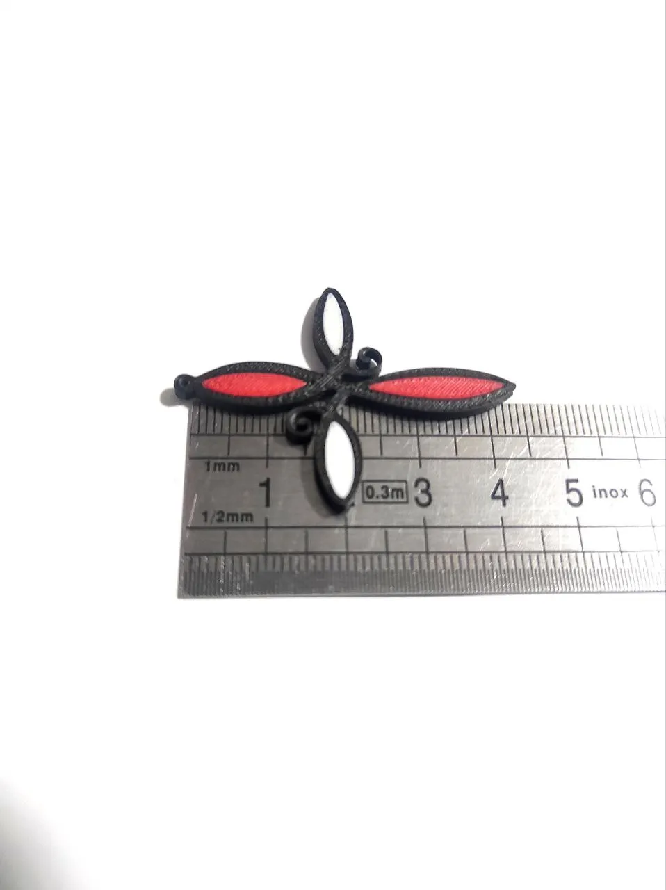 Crimson Blossom - Earrings view 2