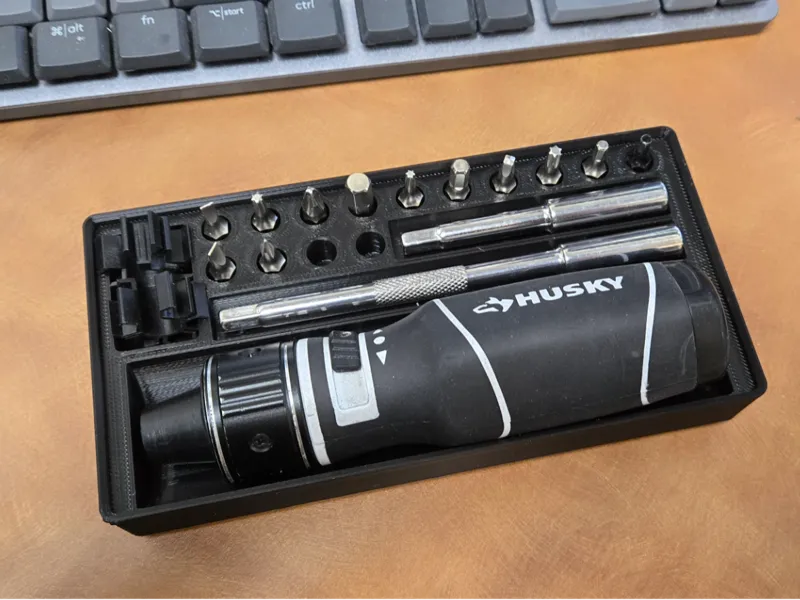 Husky Screwdriver Gridfinty Storage