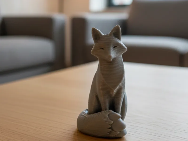 Elegant Fox – Minimalist Sculpture