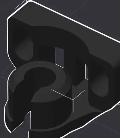 P1S Bowden Guide Feedr for Extruder