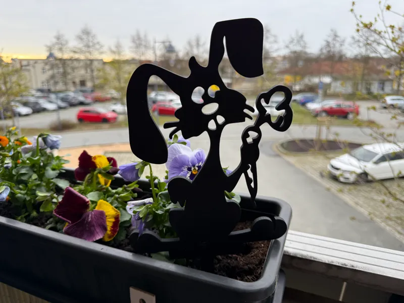 Märchen Hasen - Gartenfigur