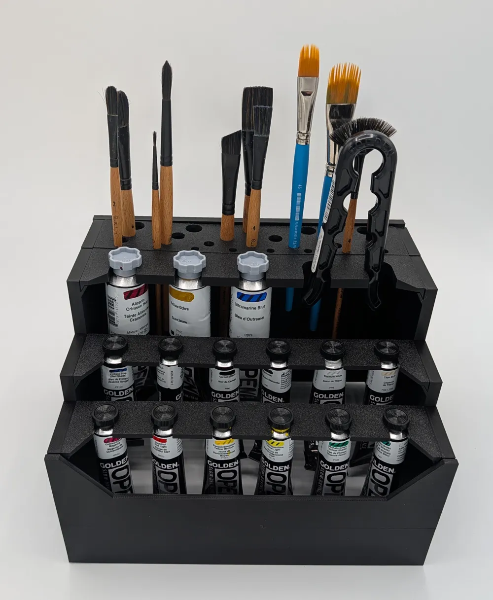 3d Printed Color Stack Modular Paint Stack core components - Free 3D Print Model - MakerWorld