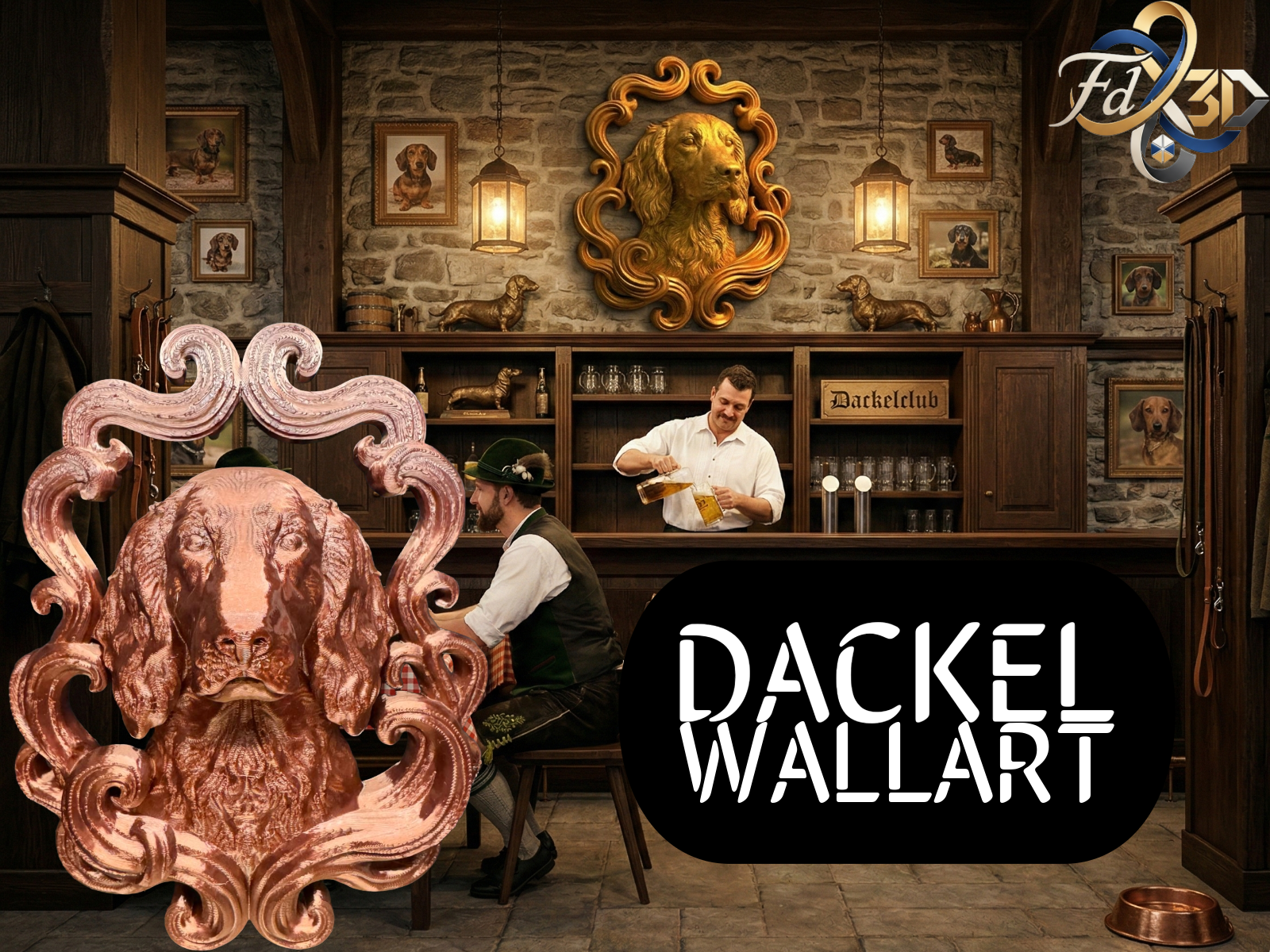 Dackel Wallart 