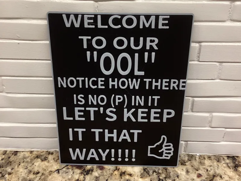 Welcome to our ''ool''