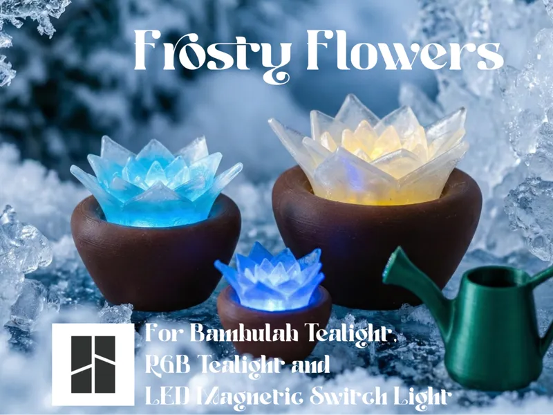 Frosty Flowers - Mini LED Lights
