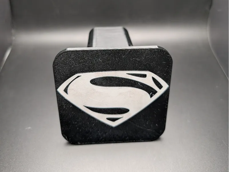 Man of Steel Trailer Hitch Cover