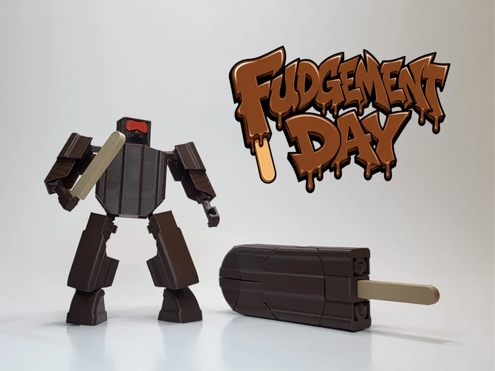Accesorio para filamento: Docobots: Fudgement Day. Referencia del modelo original.