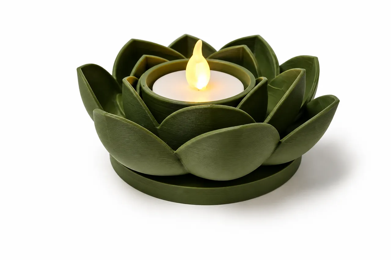 Lotus Tealight Holder view 2
