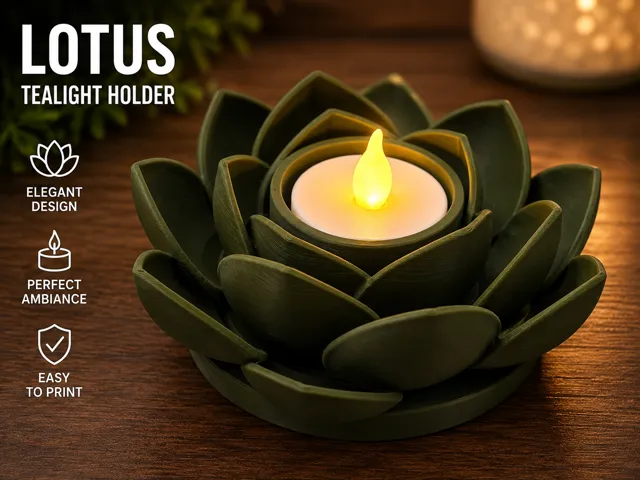 Lotus Tealight Holder