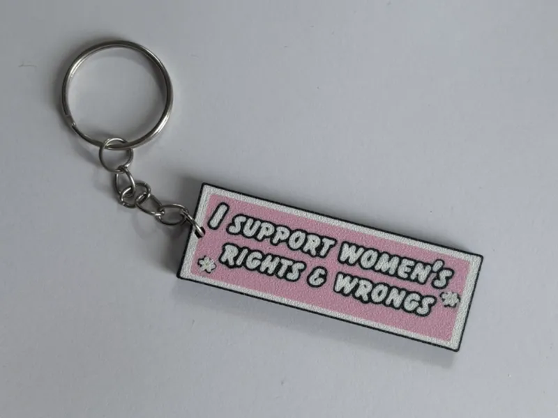 Support Women Keychain