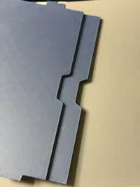 Short plate only - 0.28mm layer, 2 walls, 6% infill
