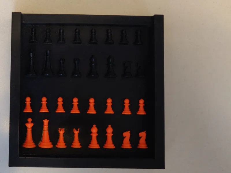 Complete Chess Set with Board & Box