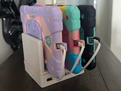 Kids iPad/Android tablet 3 slot charging station