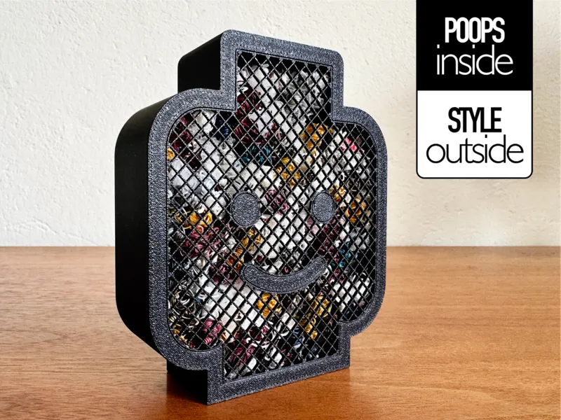 Brick Head Poop Bin – Waste Container 34gr, <1h