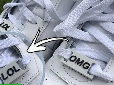 Etiqueta zapatillas