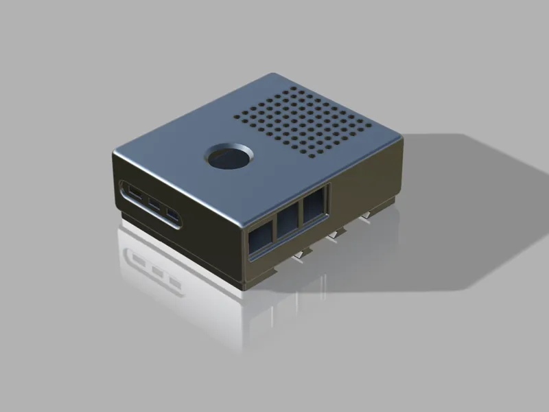 Raspberry Pi 5 with Geekworm X1011 hat case
