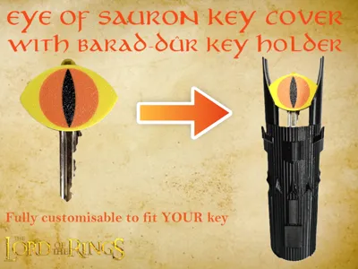 Eye of Sauron Key Cover with Key Holder