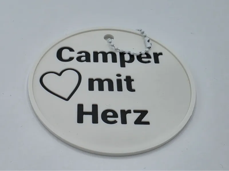 Camping Aufhänger - Camping - Camper mit Herz