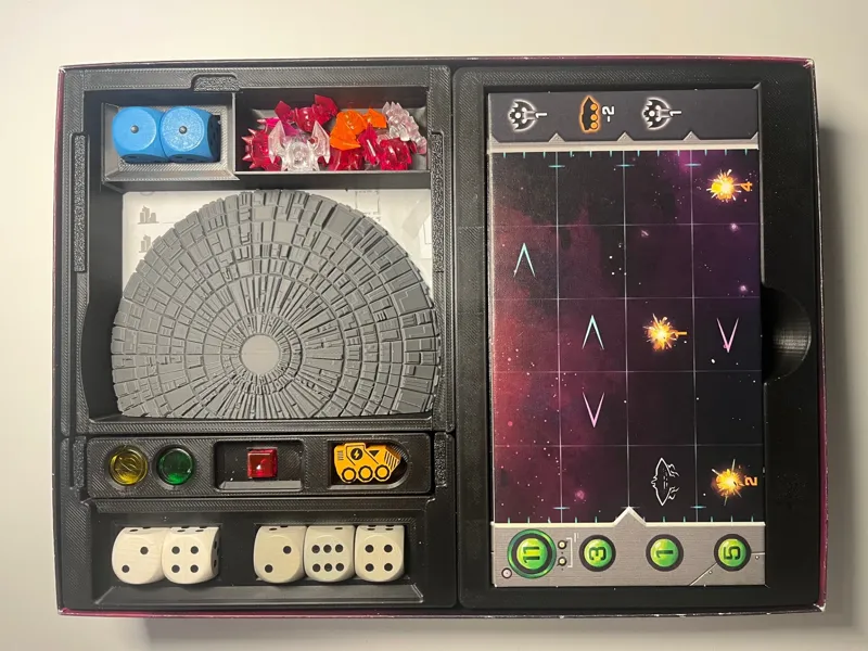 Under Falling Skies - mothership tray for 3D craft