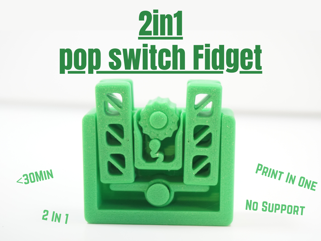 Miniatura 2 do modelo 3D MINI Push Switch Fidget