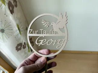 Kuchentopper - Taufe Georg