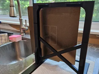 Print plate drying rack