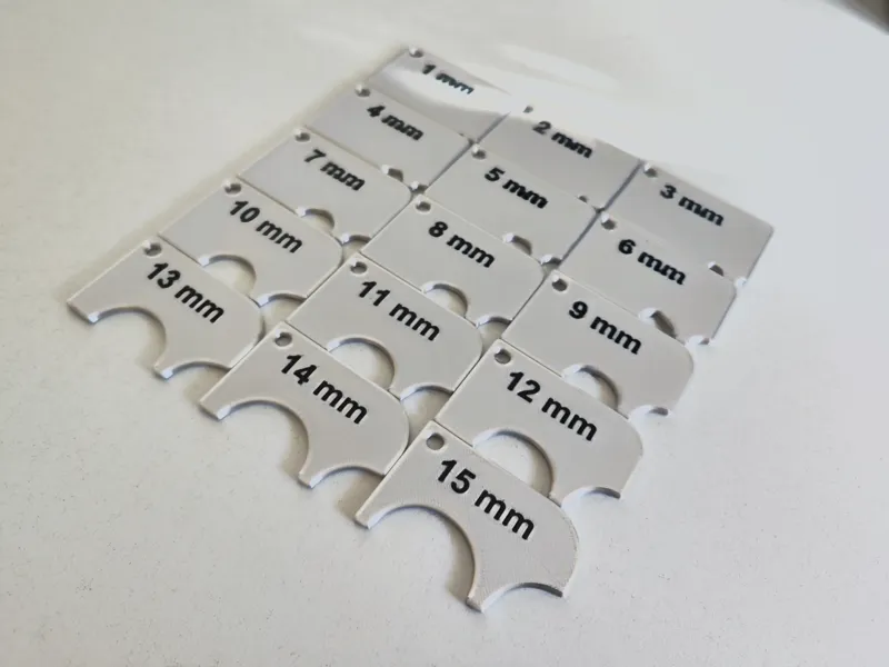 Radius Gauge Cards TwoColor AMS Version