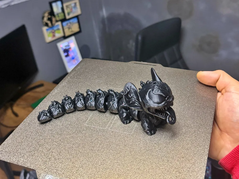 Venom Stitch Flexi Dragon - Fantasy Dragon Toy - Free 3D Print Model ...