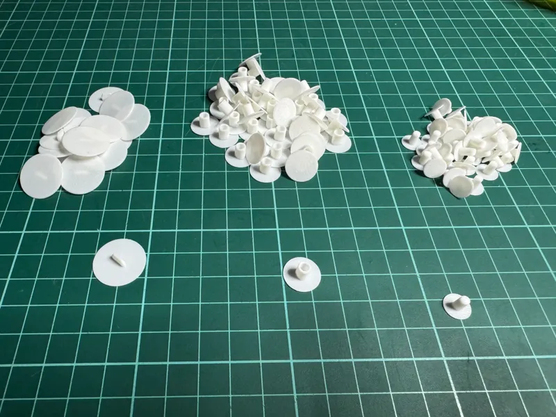 IKEA Billy hole / screw cover (3.2mm, 5mm, screw)
