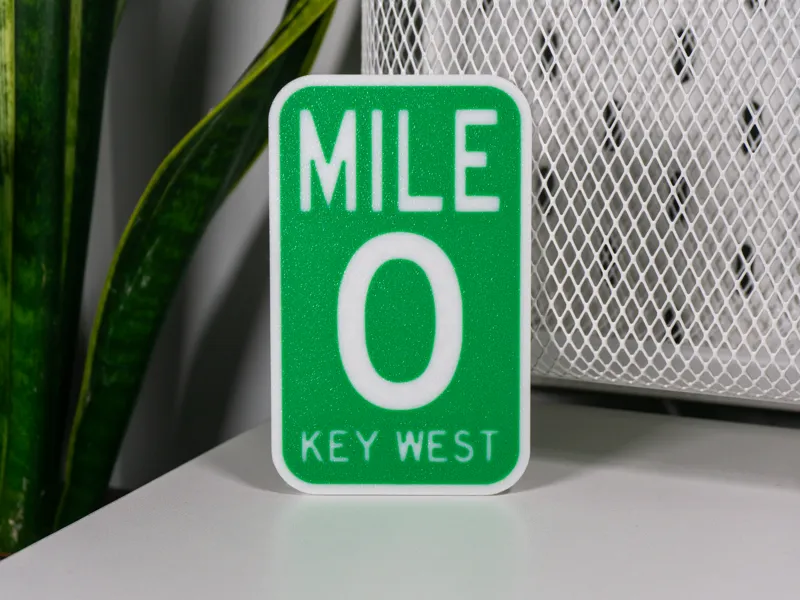 Key West Mile 0 Sign