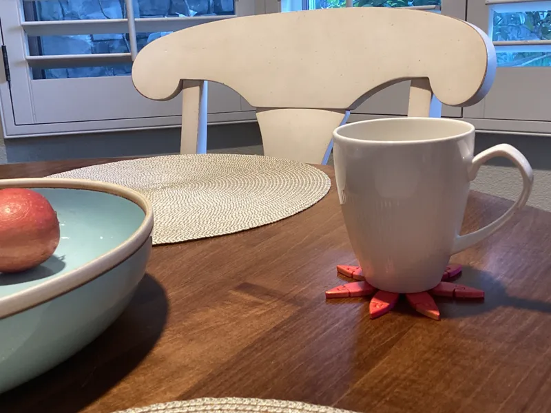 Articulated Sunflower Table Coaster