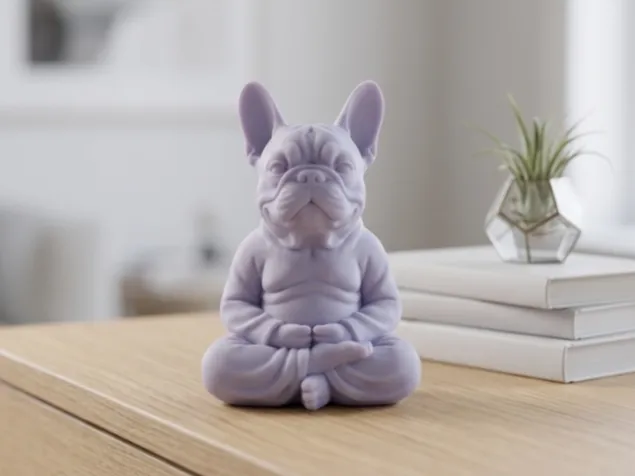 French Bulldog in Buddha Style