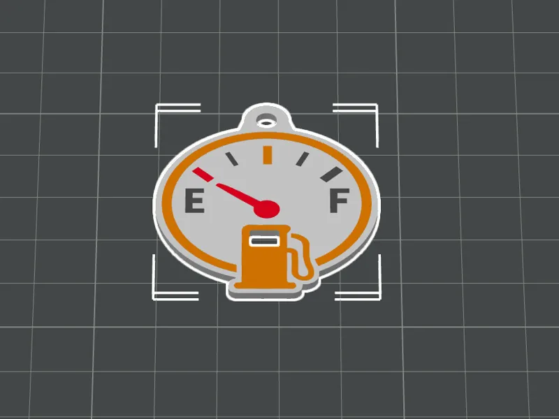 Keychain Low Fuell