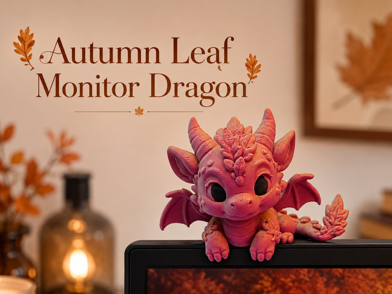 Autumn Leaf Monitor Dragon (Desk Buddy) - 1