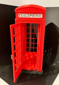 Boîte à sachets de thé cabine téléphonique — photo 5