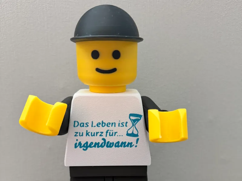 Das Leben ist zu Kurz Brickman 20cm Figur
