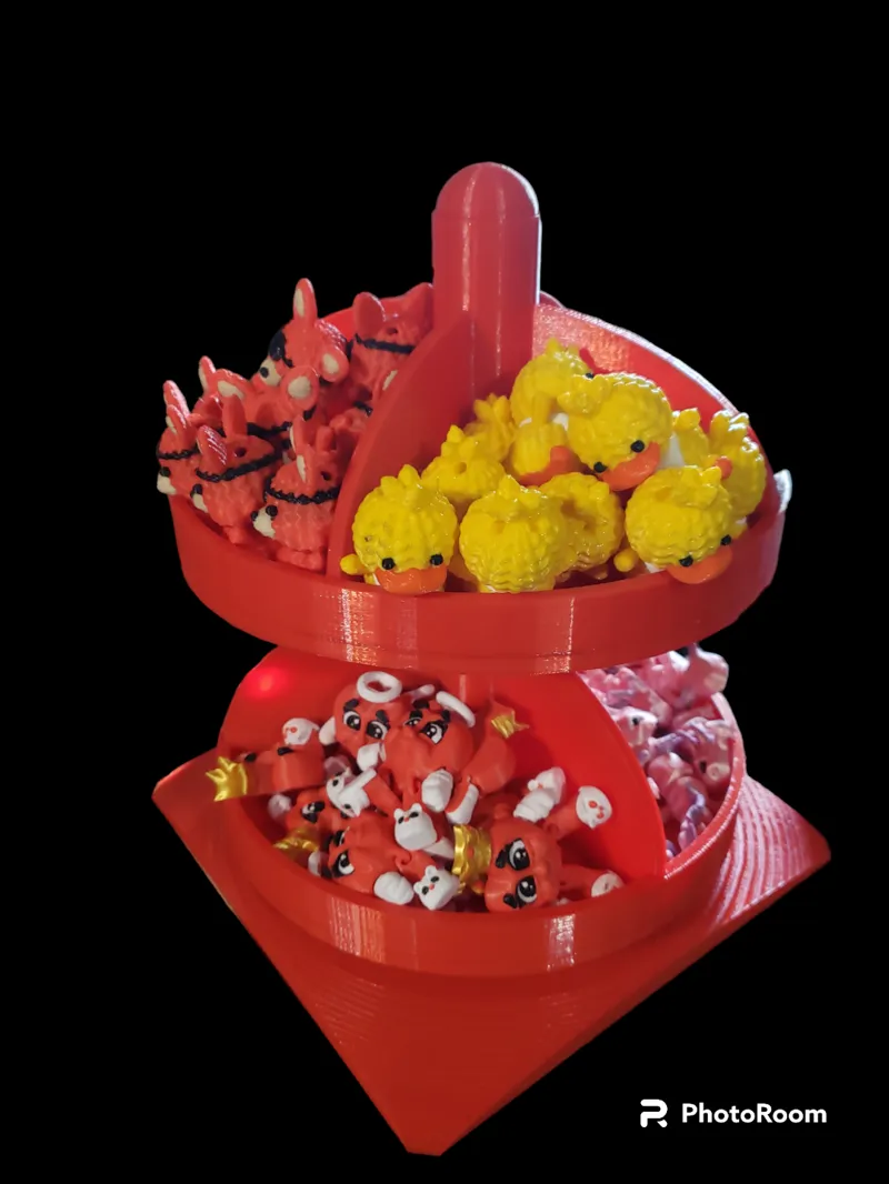 Stackable spinning organizer