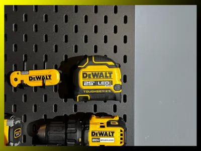 DeWALT Tape Measure Mount for IKEA SKÅDIS