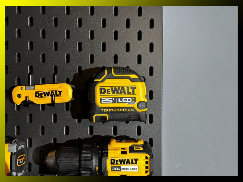 DeWALT Tape Measure Mount for IKEA SKÅDIS