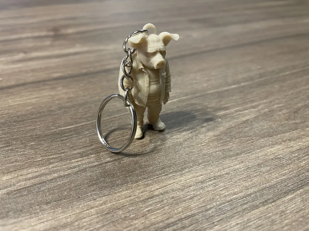 John Pork Keychain – Italian Brainrot Pig-Man by user name MakerWorld ...