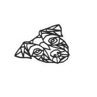 Jack Russell Terrier low poly 2D — photo 2