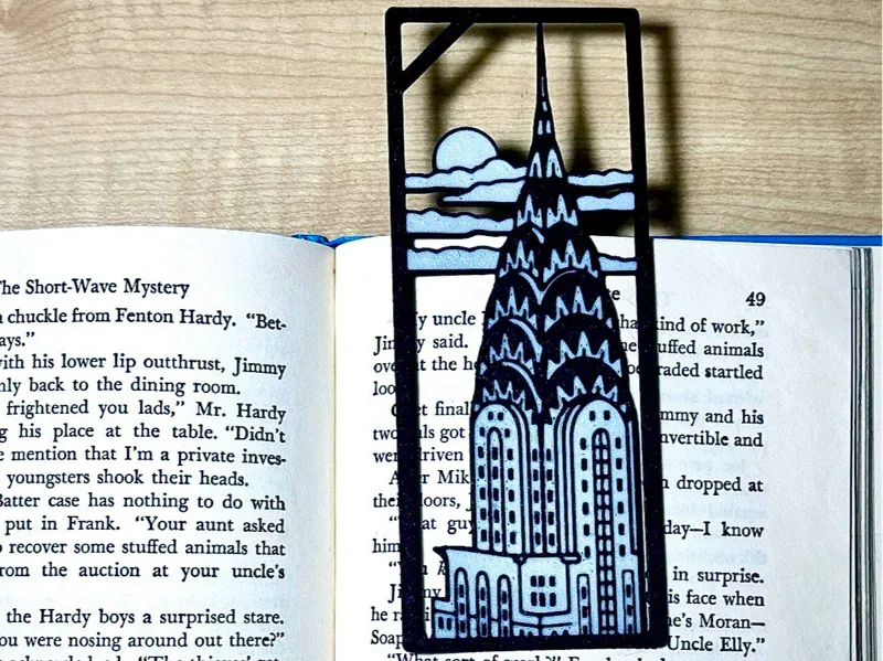 NYC Empire State Tower [Framed] - Bookmark