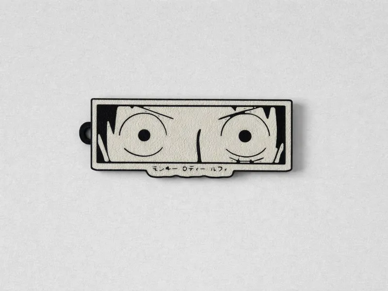 Luffy One Piece Keychain | Anime Eyes Series 